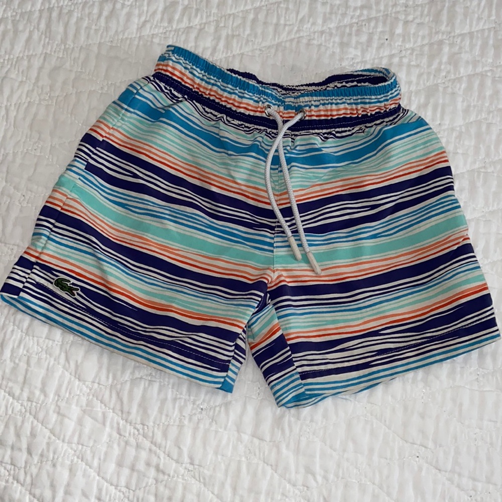 Lacoste swim trunks